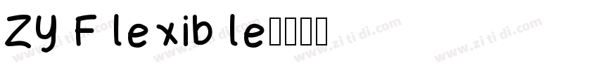 ZY Flexible字体转换